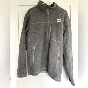 The North Face gray zip jacket